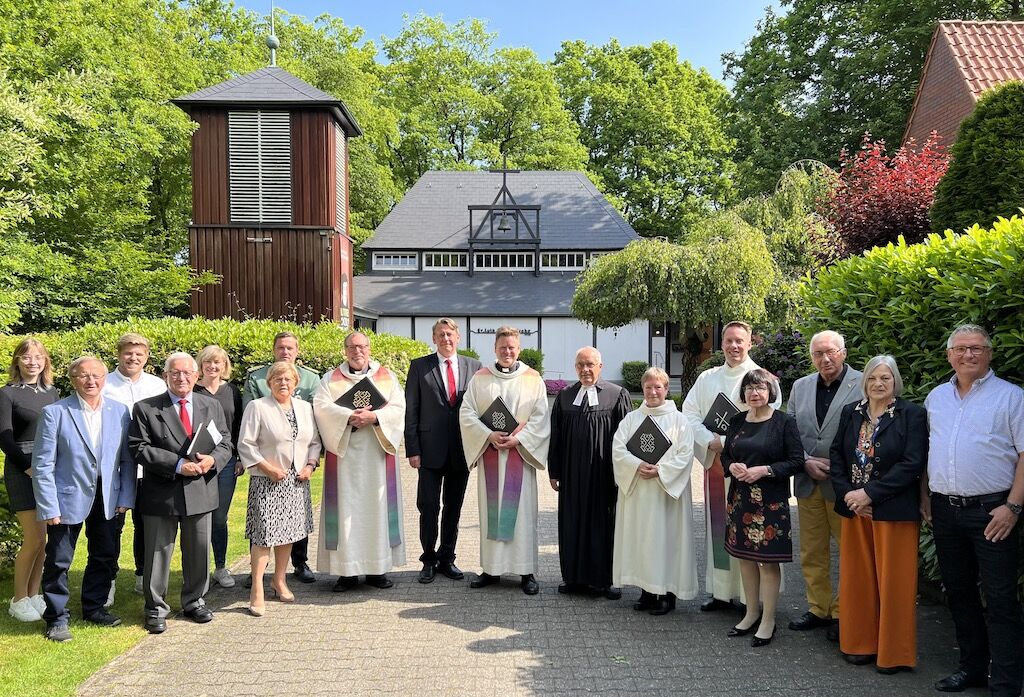 Gottesdienstteam und Grußwortsprechende